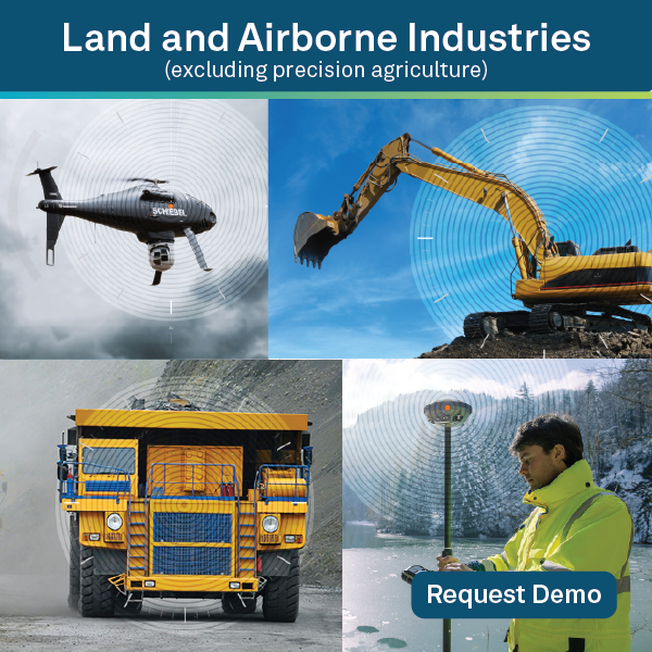 Land and airborne industries (excluding precision agriculture) - Request demo